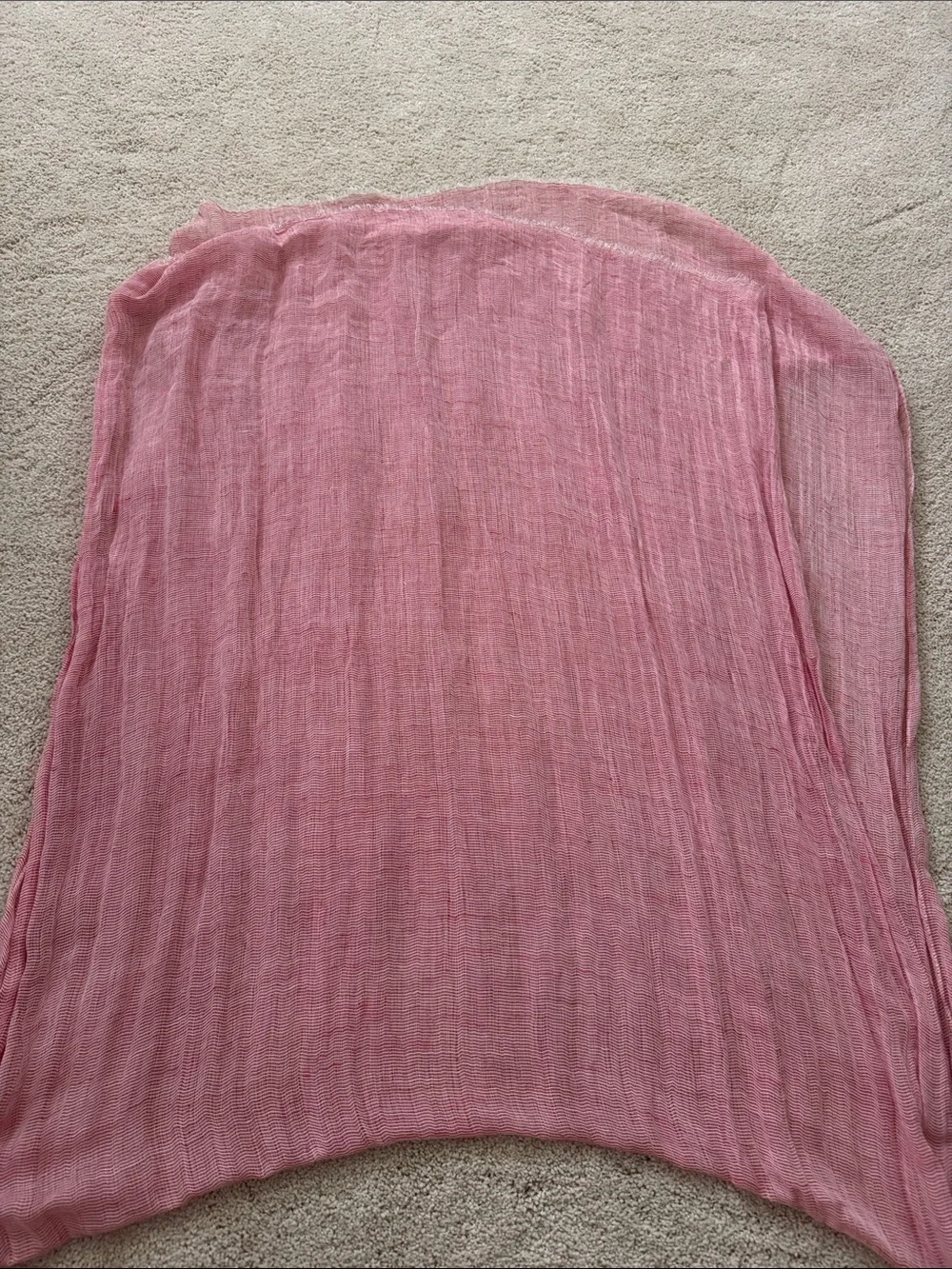 hinge Pink Lightweight Woven Throw
